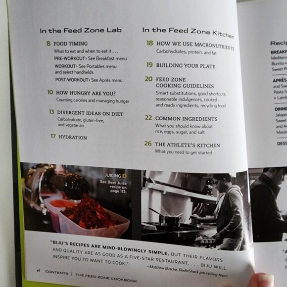 The FeedZone Hardcover Cookbook for Athletes - Picture 3 of 7
